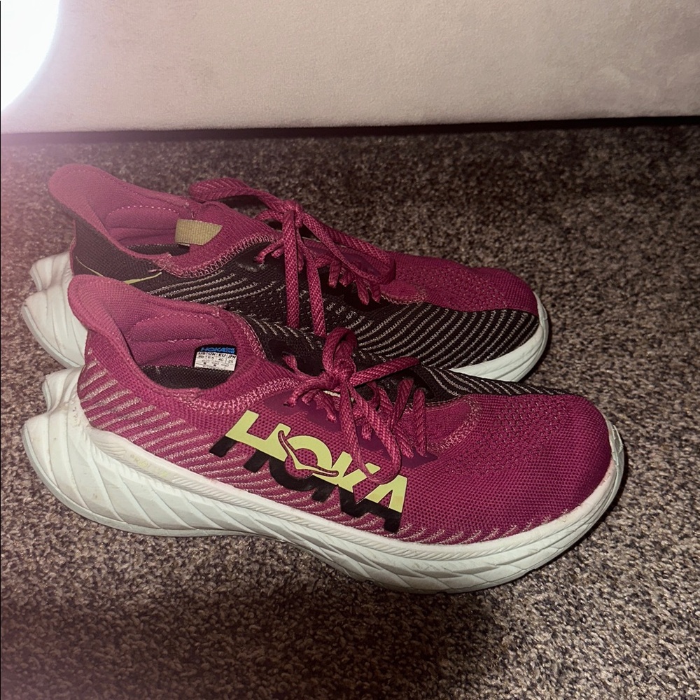 Hoka Women's purple and Black and green  Athletic Shoes